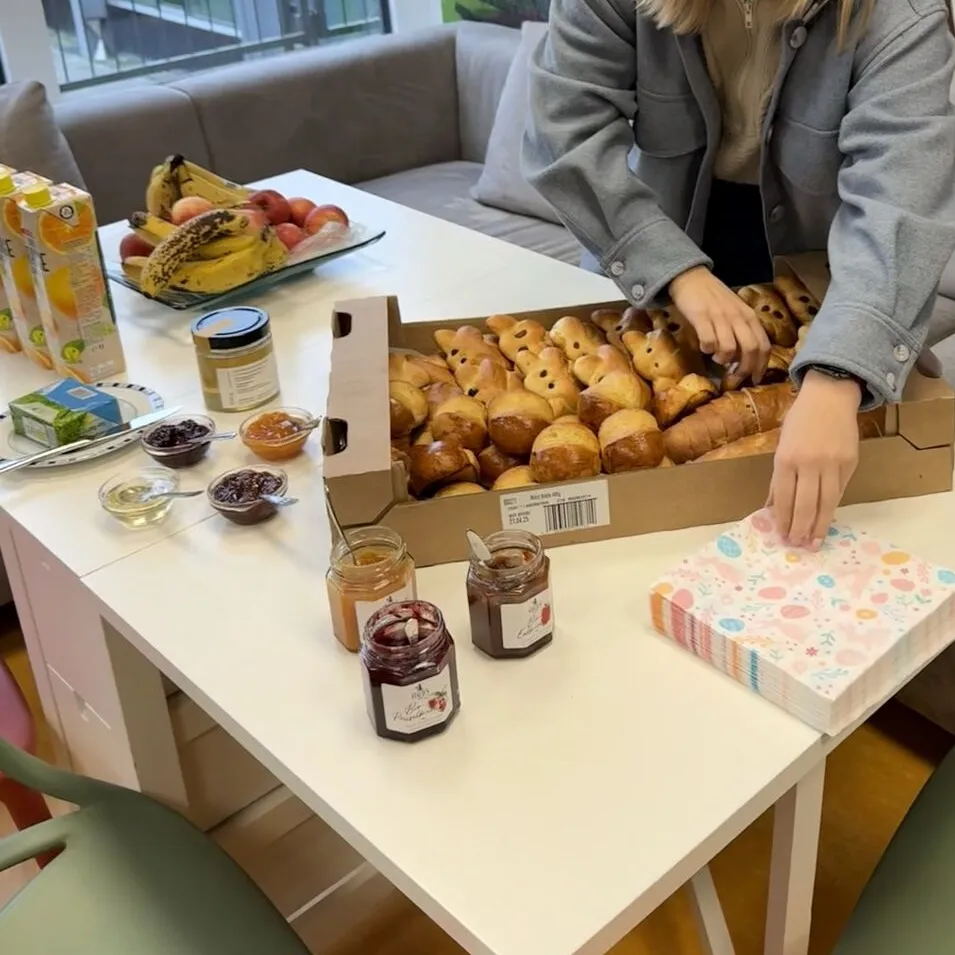 Company breakfast at Intact